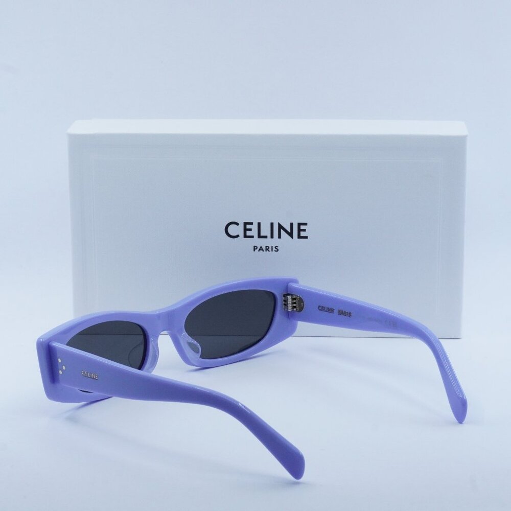 FINAL PRICE NEW CELINE CL40245U 78A SHINY LILAC / GREY SUNGLASSES - Picture 10 of 11